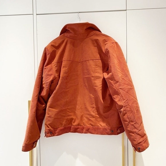 Burnt Orange 𝅺Kanuk Women’s Insulated Corduroy Thermal Jacket - Picture 4 of 10